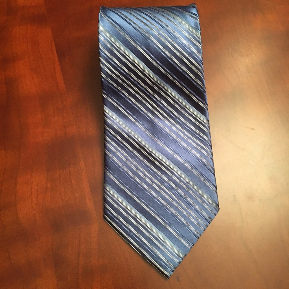 Calvin Klein silk neck tie 59” long